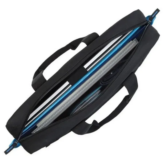 СУМКА ДЛЯ НОУТБУКА RIVACASE REGENT, 16", ПОЛИЭСТЕР, ЧЁРНЫЙ