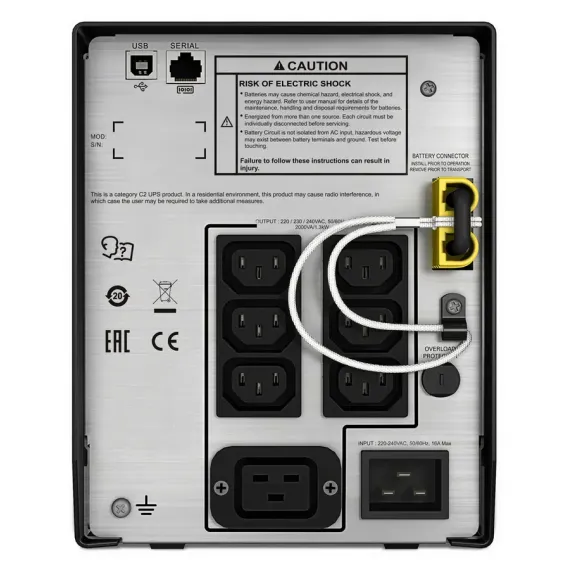 SURSA DE ALIMENTARE NEINTRERUPTIBILA APC SMART-UPS SMC2000I-RS, LINEAR-INTERACTIV, 2000VA, TURN