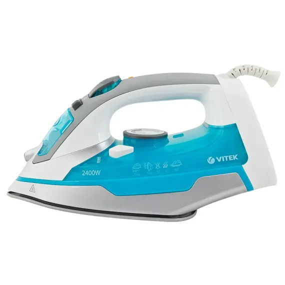 УТЮГ VITEK VT-1258, 2400ВТ, БЕЛЫЙ СИНИЙ