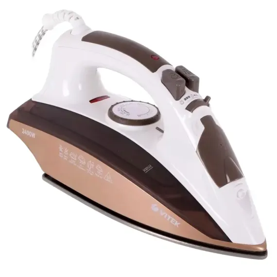 УТЮГ VITEK VT-1209, 2200ВТ, КОРИЧНЕВЫЙ