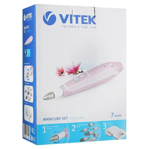SET PENTRU MANICHIURA VITEK VT-2215BK, ROZ