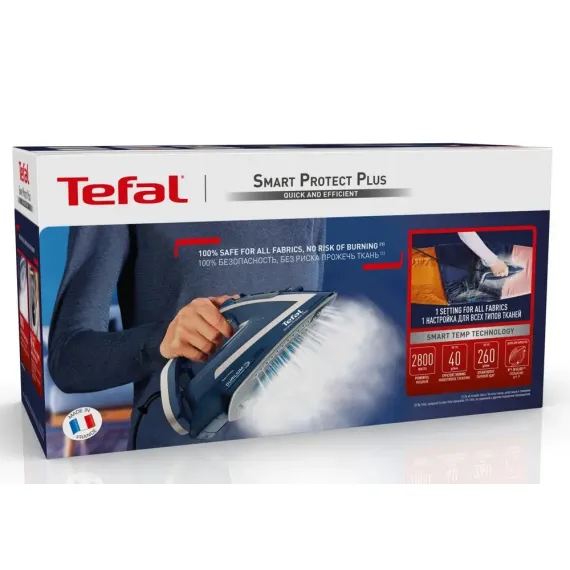 УТЮГ TEFAL FV6872E0, 2800ВТ, СИНИЙ