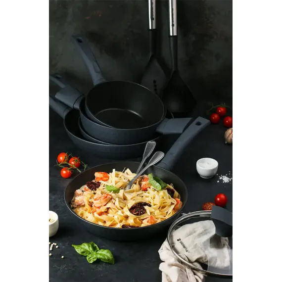 СКОВОРОДА POLARIS KONTUR-24F, 24CM, СЕРЫЙ