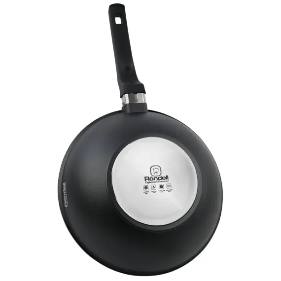 TIGAIE WOK RONDELL RDA-1349, 28CM, NEGRU