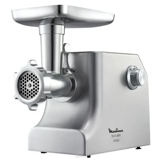 МЯСОРУБКА MOULINEX HV10 ME858D32, СЕРЕБРИСТЫЙ