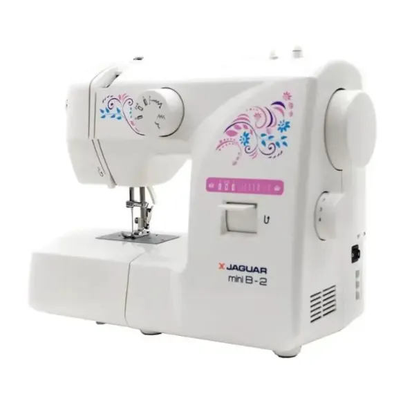 ШВЕЙНАЯ МАШИНА JAGUAR MINI B-2, БЕЛЫЙ РОЗОВЫЙ