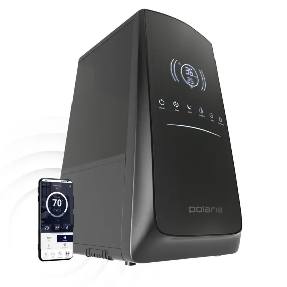 UMIDIFICATOR DE AER POLARIS PUH9105, NEGRU