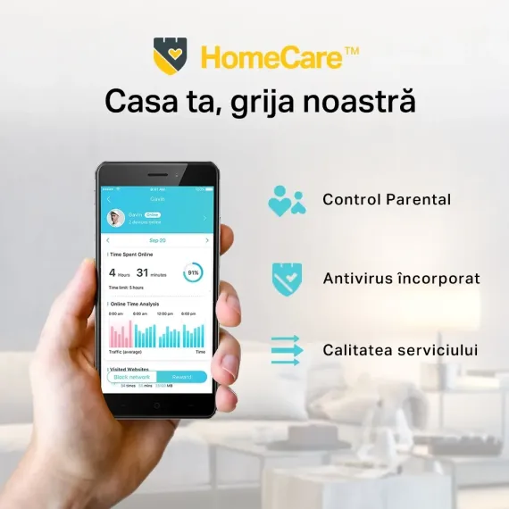 SISTEM WI-FI MESH TP-LINK DECO M5 (3-PACK), ALB