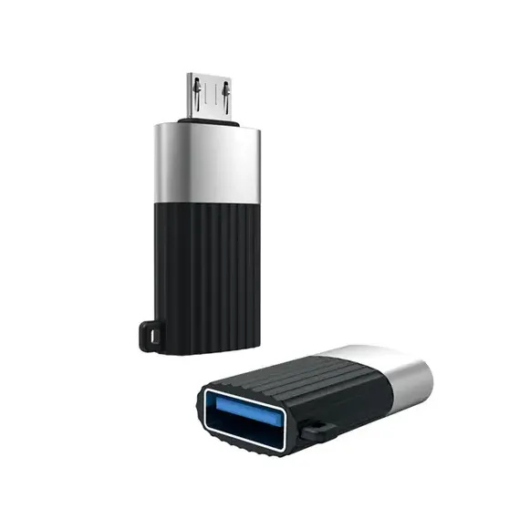 ADAPTOR USB XO NB149G, USB TYPE-A (F)/MICRO-USB, NEGRU