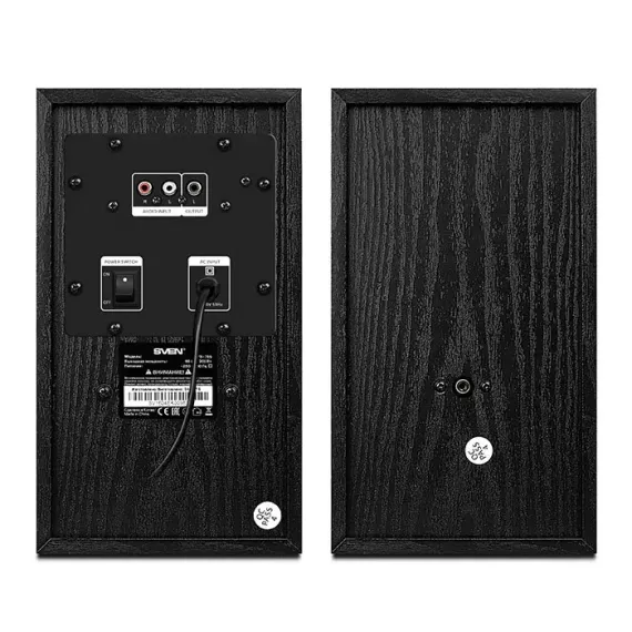 КОМПЬЮТЕРНЫЕ КОЛОНКИ 2.0 SVEN SPS-705, ЧЁРНЫЙ