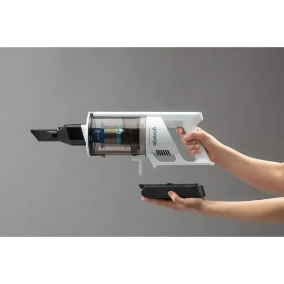 ВЕРТИКАЛЬНЫЙ БЕСПРОВОДНОЙ ПЫЛЕСОС GORENJE SVC252FMWT, БЕЛЫЙ