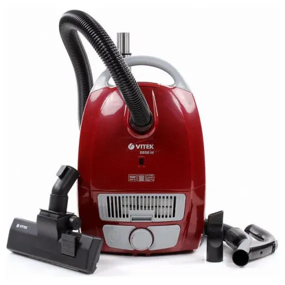ТРАДИЦИОННЫЙ ПЫЛЕСОС VITEK VT-1892, КРАСНЫЙ