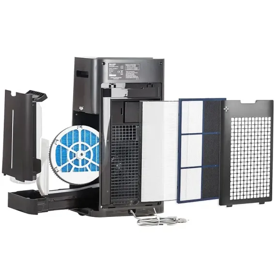 УВЛАЖНИТЕЛЬ И ОЧИСТИТЕЛЬ ВОЗДУХА SHARP KCG50EUH, ЧЁРНЫЙ