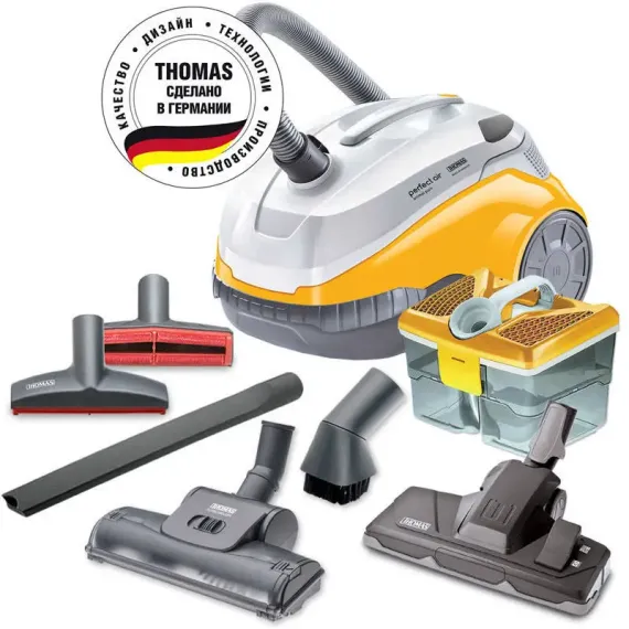 ТРАДИЦИОННЫЙ ПЫЛЕСОС THOMAS PERFECT AIR ANIMAL PURE, БЕЛЫЙ | ЖЁЛТЫЙ