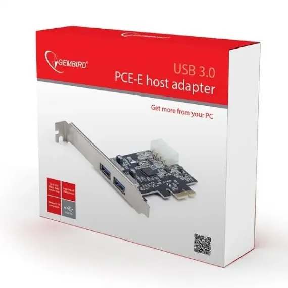 PLACA DE EXTENSIE PCI-EXPRESS GEMBIRD UPC-30-2P, NEGRU