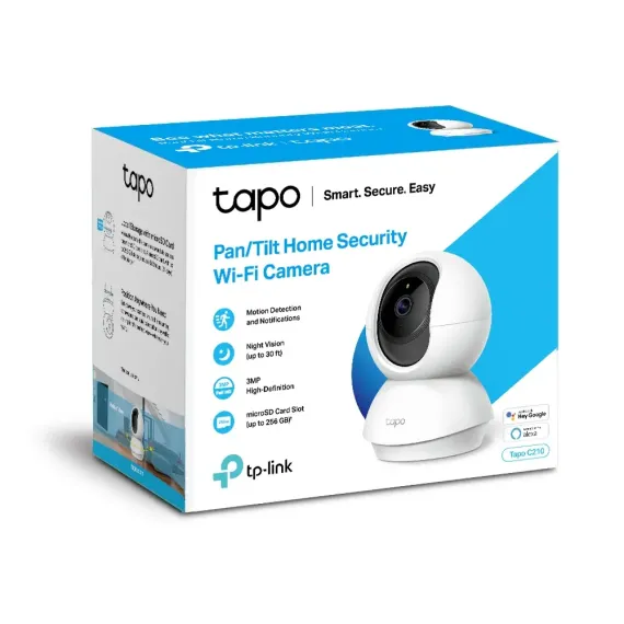 CAMERA DE SUPRAVEGHERE SMART TP-LINK TAPO C210, ALB