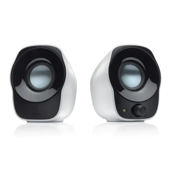 КОМПЬЮТЕРНЫЕ КОЛОНКИ 2.0 LOGITECH Z120, ЧЕРНЫЙ/БЕЛЫЙ