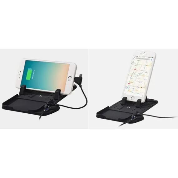 АВТОМОБИЛЬНЫЙ ДЕРЖАТЕЛЬ HOCO CA1 SILICONE CAR HOLDER, ЧЁРНЫЙ