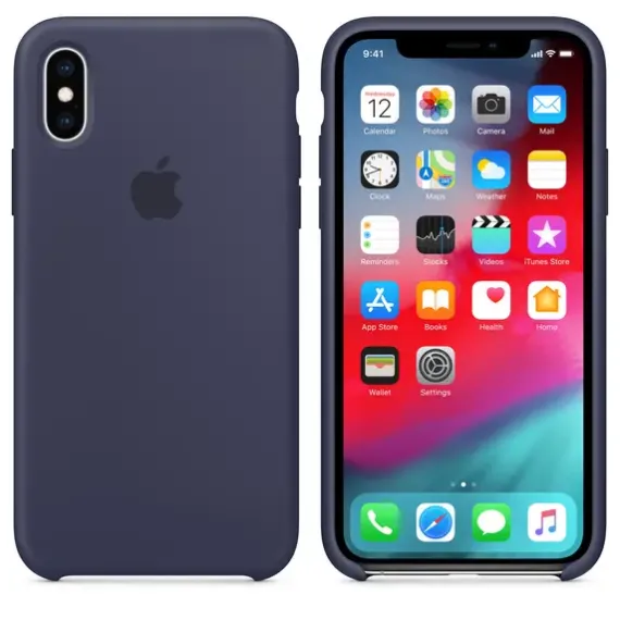 HUSA APPLE IPHONE XS CASE, ALBASTRU MARIN