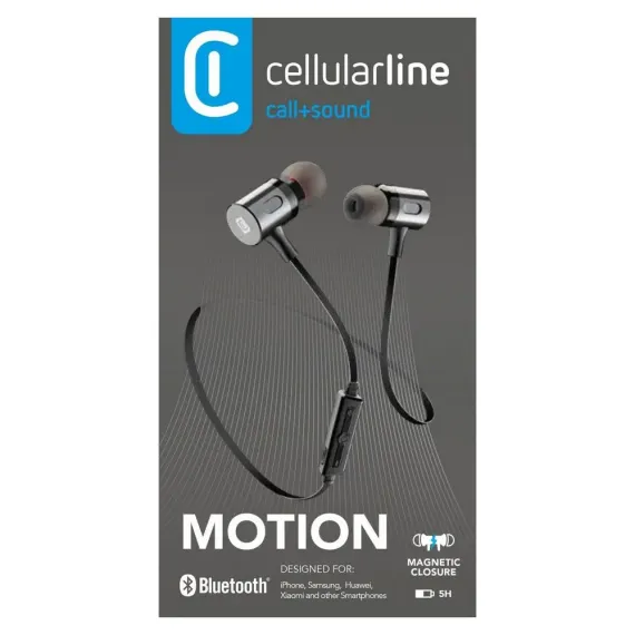 CASTI CELLULARLINE MOTION, NEGRU