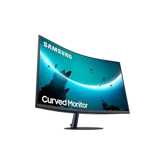 27 SAMSUNG C27T550FDI, BLACK, CURVED-VA, 1920X1080, 75HZ,FREESYNC,4MS,250CD,D-SUB+HDMI+DP+AUX,SPKRS