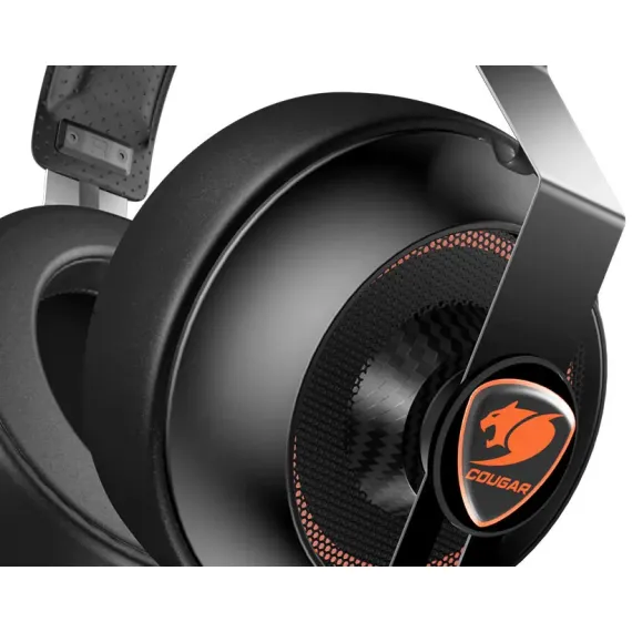 CASTI GAMING COUGAR PHONTUM ESSENTIAL, WIRELESS/CU FIR, NEGRU