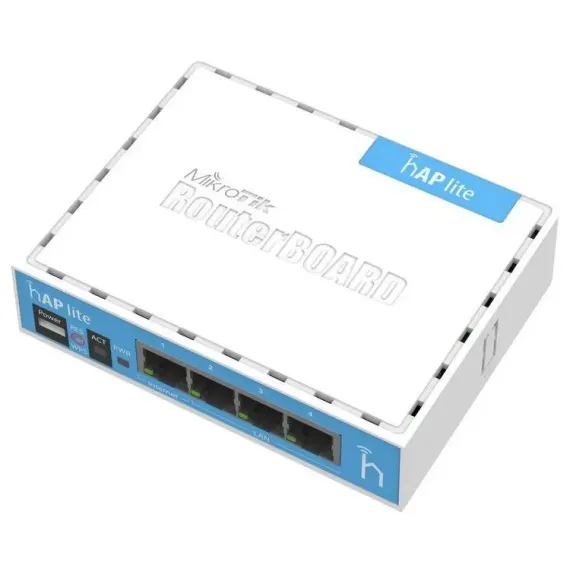 МАРШРУТИЗАТОР MIKROTIK HAP LITE, БЕЛЫЙ