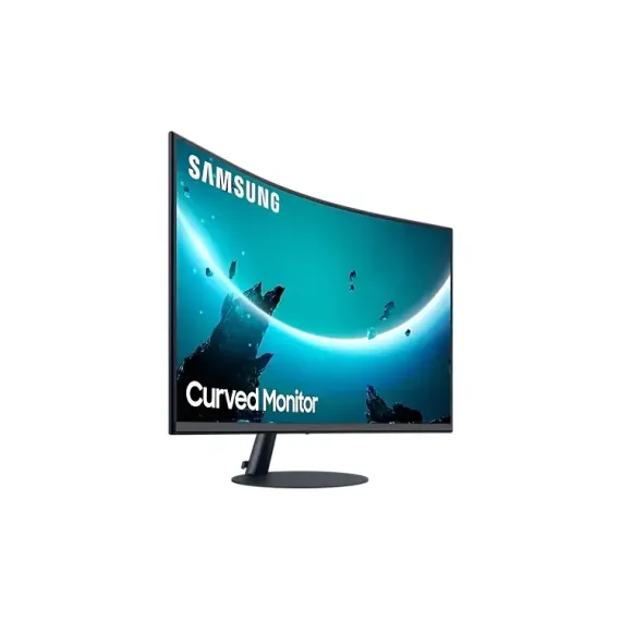 27 SAMSUNG C27T550FDI, BLACK, CURVED-VA, 1920X1080, 75HZ,FREESYNC,4MS,250CD,D-SUB+HDMI+DP+AUX,SPKRS