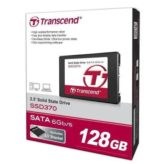 UNITATE SSD TRANSCEND SSD370S, 128GB, TS128GSSD370S