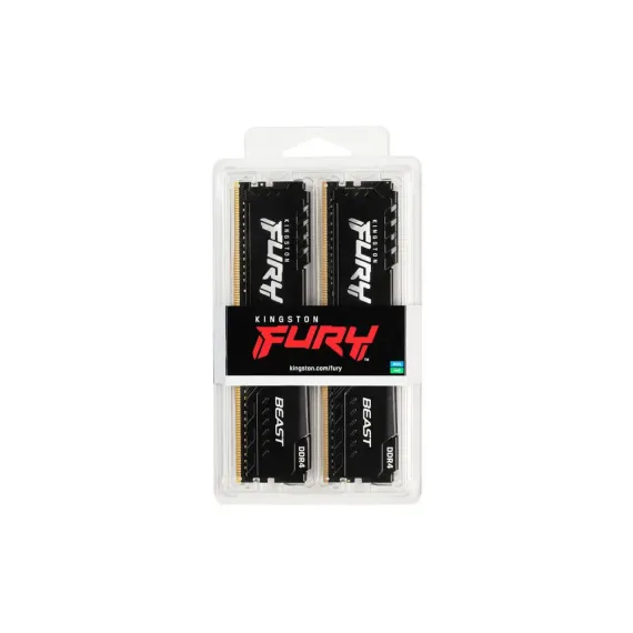 ОПЕРАТИВНАЯ ПАМЯТЬ KINGSTON FURY BEAST, DDR4 SDRAM, 3200 МГЦ, 64ГБ, KF432C16BBK2/64