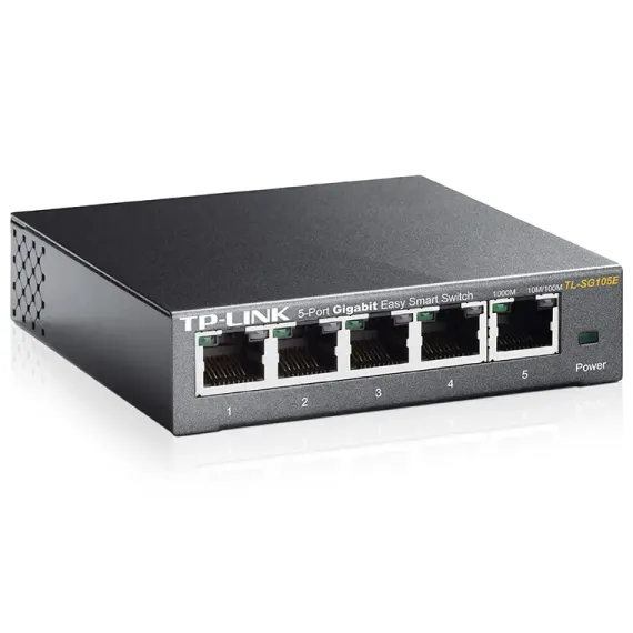 СЕТЕВОЙ КОММУТАТОР TP-LINK TL-SG105E, 5X 10/100/1000 МБИТ/С