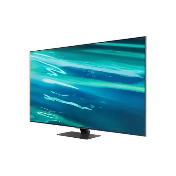 65" QLED SMART TV SAMSUNG QE65Q80AAUXUA, 3840X2160 4K UHD, TIZEN, NEGRU