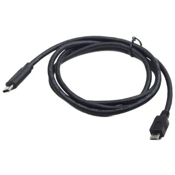 CABLU INCARCARE SI SINCRONIZARE CABLEXPERT CCP-USB2-MBMCM-1M, MICRO-USB/USB TYPE-C, 1M, NEGRU
