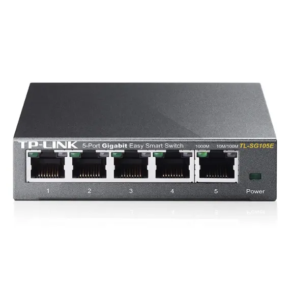 СЕТЕВОЙ КОММУТАТОР TP-LINK TL-SG105E, 5X 10/100/1000 МБИТ/С