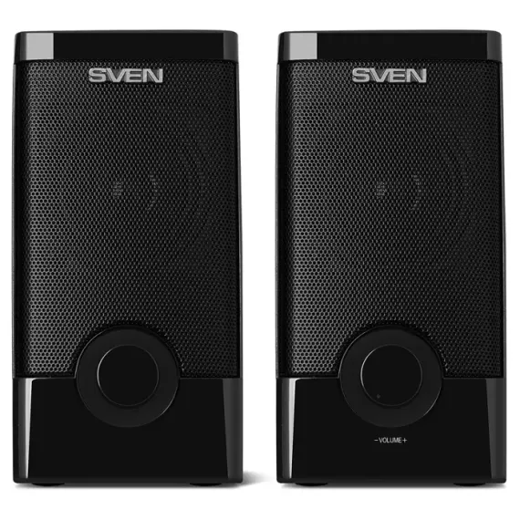 КОМПЬЮТЕРНЫЕ КОЛОНКИ 2.0 SVEN "318", ЧЁРНЫЙ