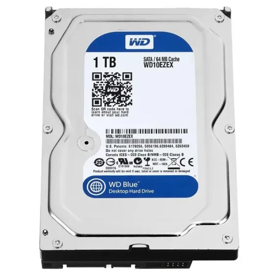 ЖЕСТКИЙ ДИСК WESTERN DIGITAL WD BLUE, 3.5", 1 ТБ