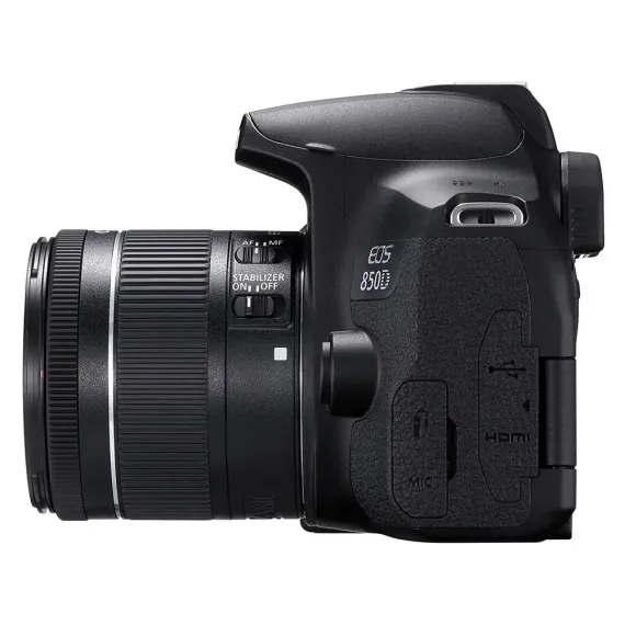 ЗЕРКАЛЬНЫЙ ФОТОАППАРАТ CANON EOS 850D + EF-S 18-55 IS, ЧЁРНЫЙ