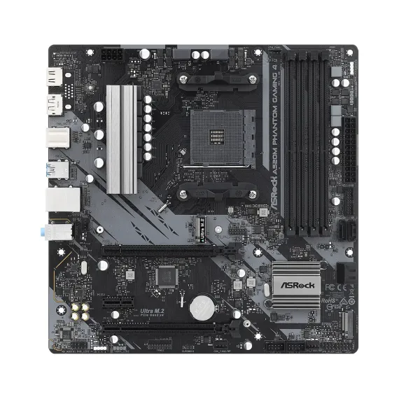 PLACA DE BAZA ASROCK A520M PHANTOM GAMING 4, AM4, AMD A520, MICRO-ATX