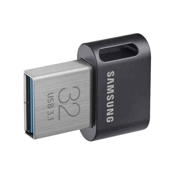 USB FLASH НАКОПИТЕЛЬ SAMSUNG FIT PLUS, 32ГБ, СЕРЫЙ