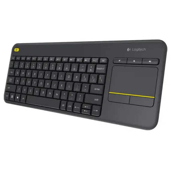 TASTATURA LOGITECH K400 PLUS, FARA FIR, NEGRU