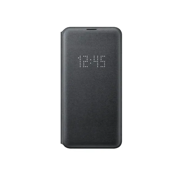 ЧЕХОЛ КНИЖКА SAMSUNG LED FLIP WALLET FOR GALAXY S10E, ЧЁРНЫЙ