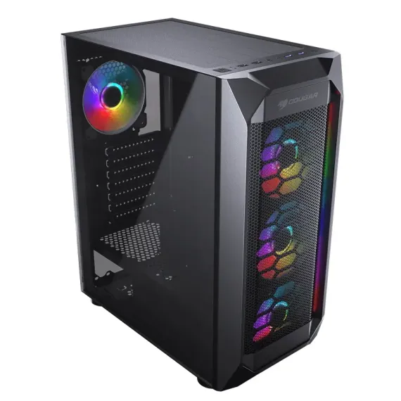 CARCASA PC COUGAR MX410, MIDI-TOWER, ATX, NEGRU