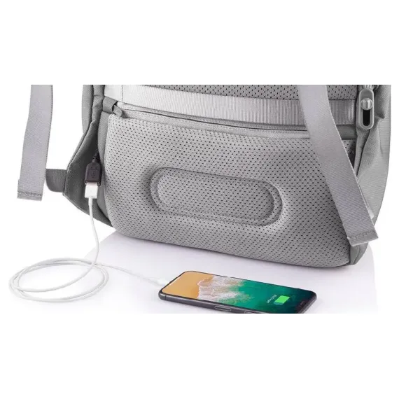 RUCSAC PENTRU LAPTOP BOBBY SOFT, 15.6", TEXTIL, GRI