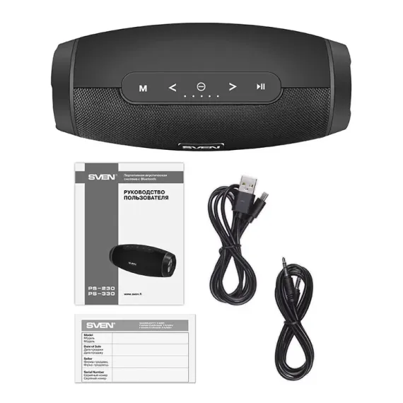 BOXA PORTABILA SVEN PS-230, NEGRU