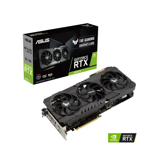 ВИДЕОКАРТА ASUS TUF-RTX3070TI-O8G-GAMING,  8GB GDDR6X 256БИТ