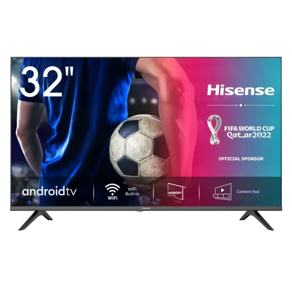 32" LED SMART ТЕЛЕВИЗОР HISENSE 32A5710FA, 1366 X 768 HD, ANDROID TV, ЧЁРНЫЙ