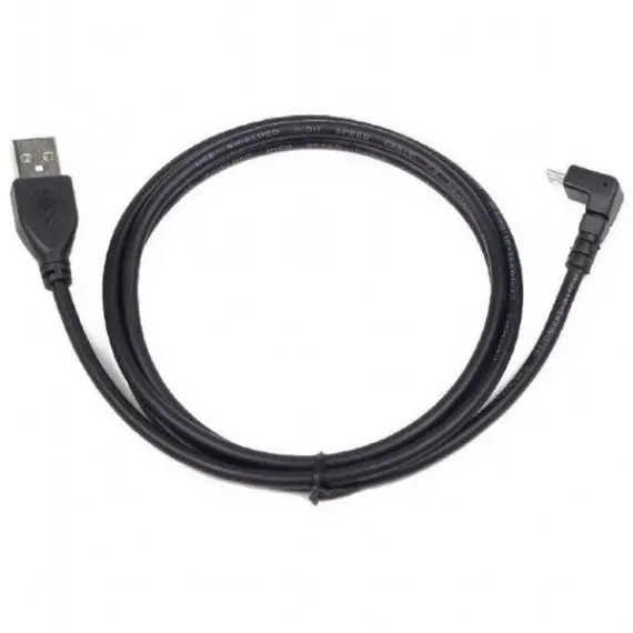 CABLU INCARCARE SI SINCRONIZARE CABLEXPERT CCP-MUSB2-AMBM90-6, USB TYPE-A/MICRO-USB, 1,8M, NEGRU