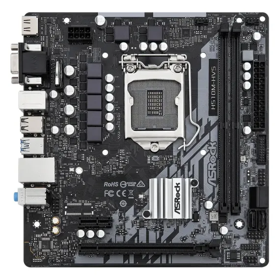 PLACA DE BAZA ASROCK H510M-HVS  R1/R2.0, LGA1200, INTEL H510, MICRO-ATX