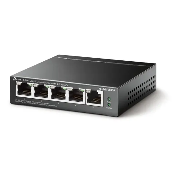 COMUTATOR POE TP-LINK TL-SG1005LP, 4X IEEE 802.3AF/AT