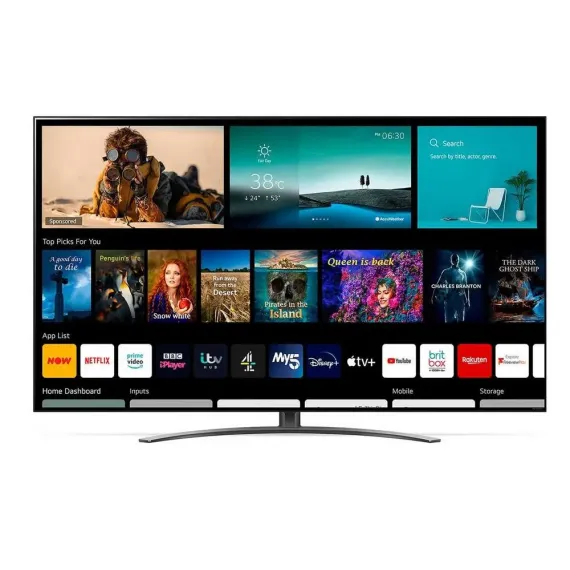 50" LED SMART TV LG 50NANO816PA, 3840X2160 4K UHD, WEBOS, NEGRU